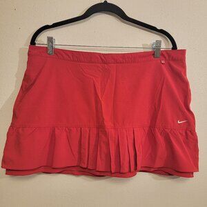 Nike Red Mini Skirt